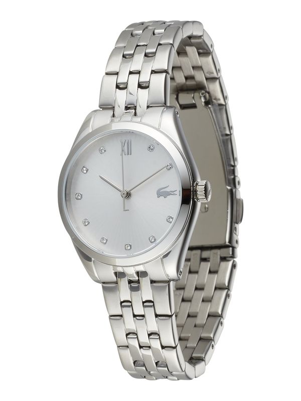 LACOSTE LACOSTE Аналогов часовник 'TUILERIE'  сребърно сиво / сребърно / прозрачно