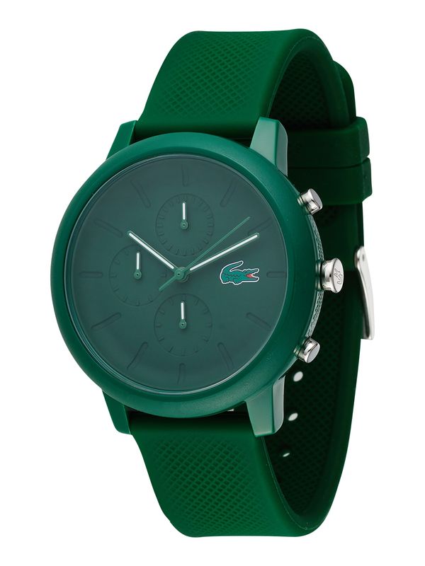 LACOSTE LACOSTE Аналогов часовник  тъмнозелено / червено / бяло