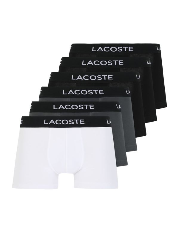 LACOSTE LACOSTE Боксерки  сиво / черно / мръсно бяло