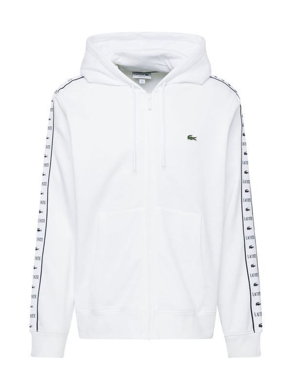 LACOSTE LACOSTE Суичъри с качулка  зелено / черно / бяло