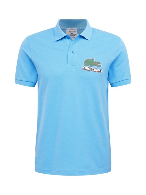 LACOSTE LACOSTE Тениска  светлосиньо / черно / бяло