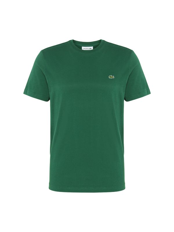 LACOSTE LACOSTE Тениска  зелено / червено / черно / бяло