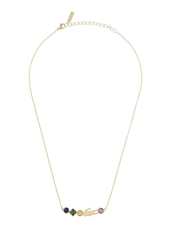 LACOSTE LACOSTE Верижка 'DEVA'  тъмносиньо / жълто / злато / тъмнозелено