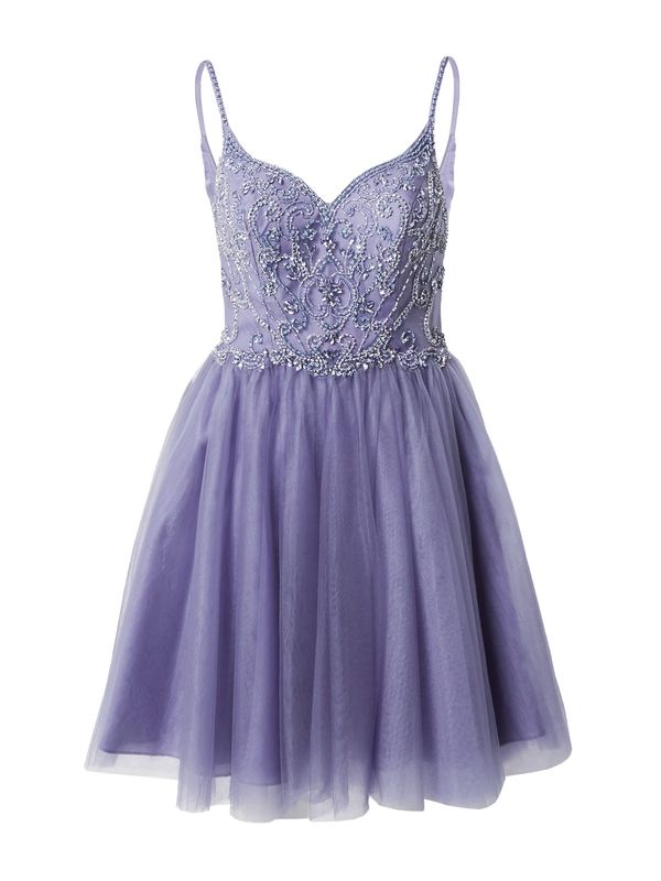 Laona Laona Рокля за коктейл  сребърно сиво / лавандула / прозрачно