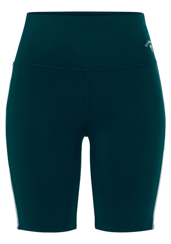 LASCANA ACTIVE LASCANA ACTIVE Панталон  тъмнозелено / черно / бяло