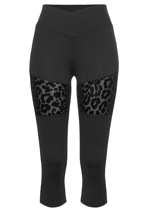 LASCANA ACTIVE LASCANA ACTIVE Спортен панталон  черно