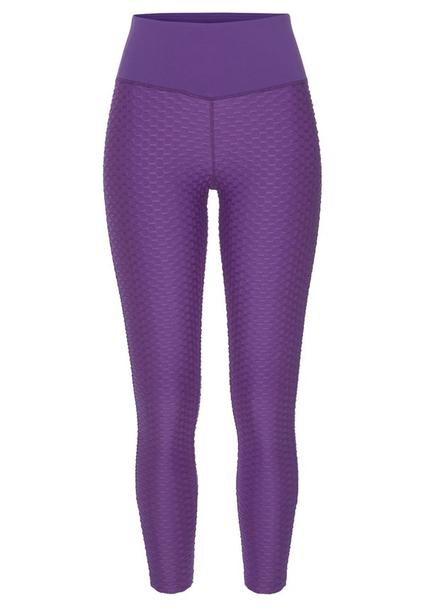 LASCANA ACTIVE LASCANA ACTIVE Спортен панталон  лилав / бяло