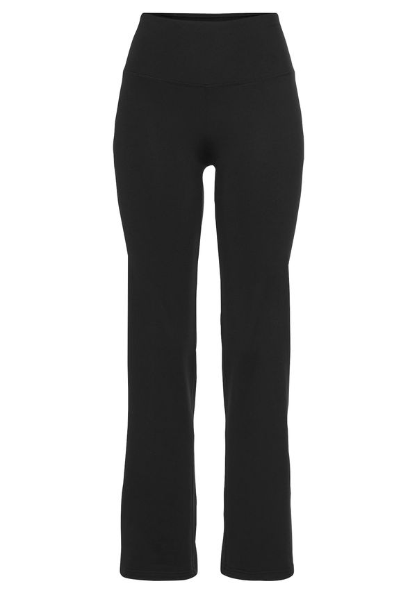 LASCANA ACTIVE LASCANA ACTIVE Спортен панталон  сребърно сиво / черно