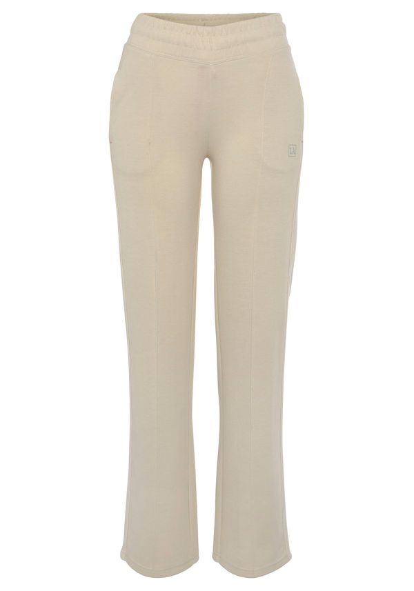 LASCANA ACTIVE LASCANA ACTIVE Спортен панталон  светлобежово