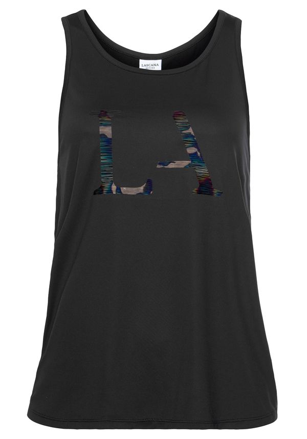 LASCANA ACTIVE LASCANA ACTIVE Спортен топ  черно