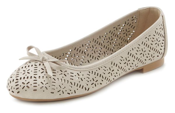 LASCANA LASCANA Балерини  бежово