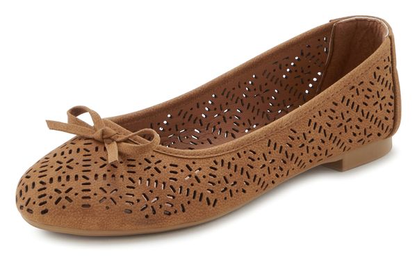 LASCANA LASCANA Балерини  камел