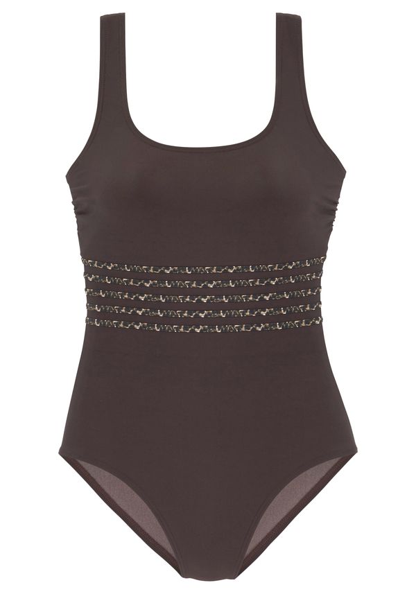 LASCANA LASCANA Бански костюм  бежово / кафяво