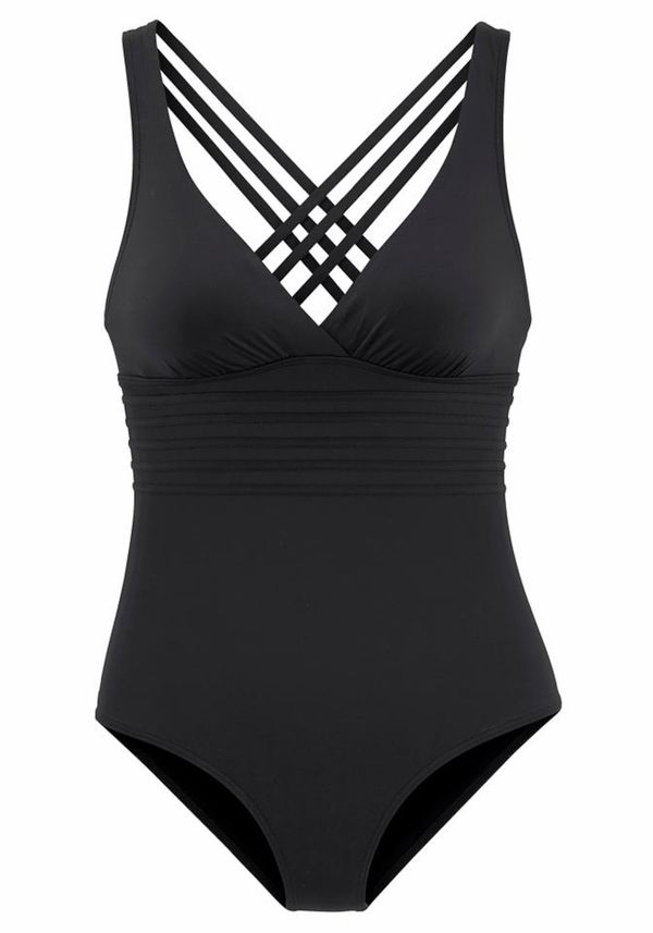 LASCANA LASCANA Бански костюм  черно