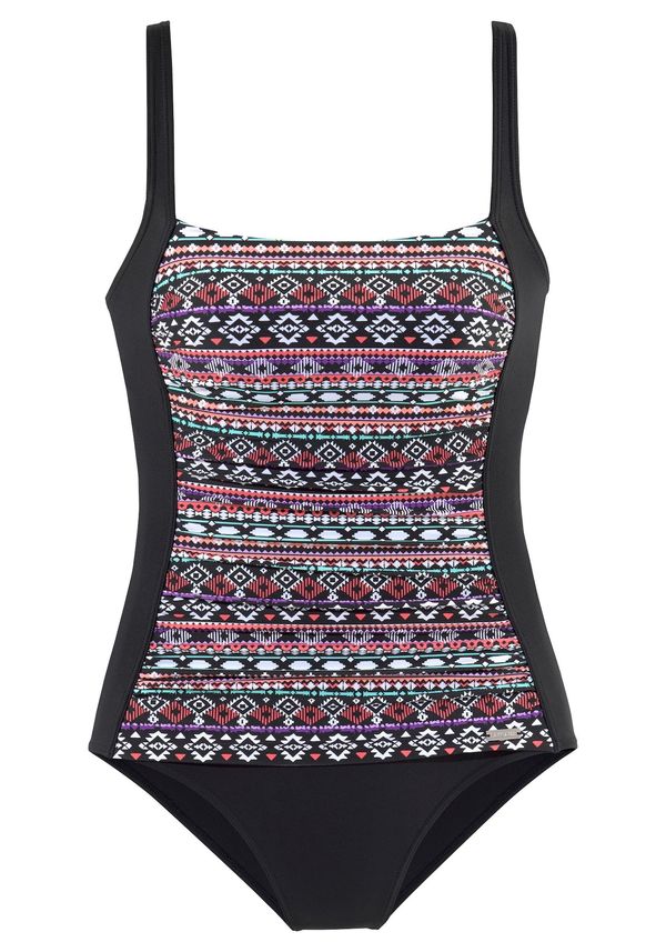 LASCANA LASCANA Бански костюм  светлолилаво / тъмнолилаво / черно / бяло