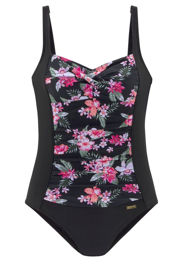 LASCANA LASCANA Бански костюм  зелено / розово / черно