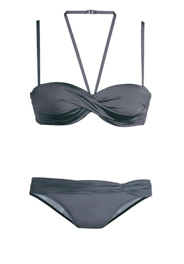 LASCANA LASCANA Бански тип бикини  антрацитно черно