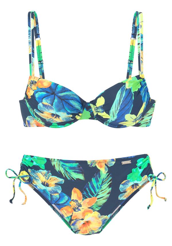 LASCANA LASCANA Бански тип бикини  нейви синьо / тюркоазен / неоново зелено / оранжево