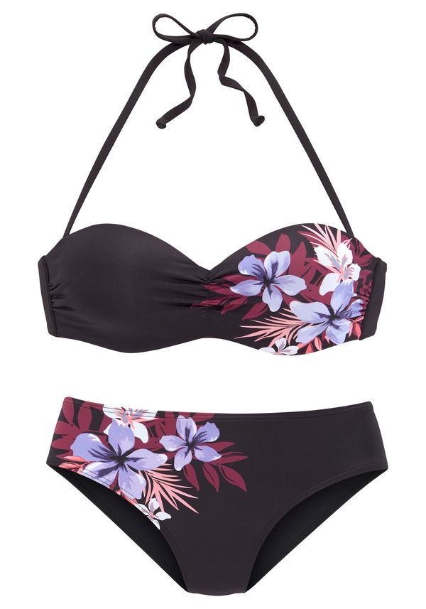 LASCANA LASCANA Бански тип бикини  пъстро / черно