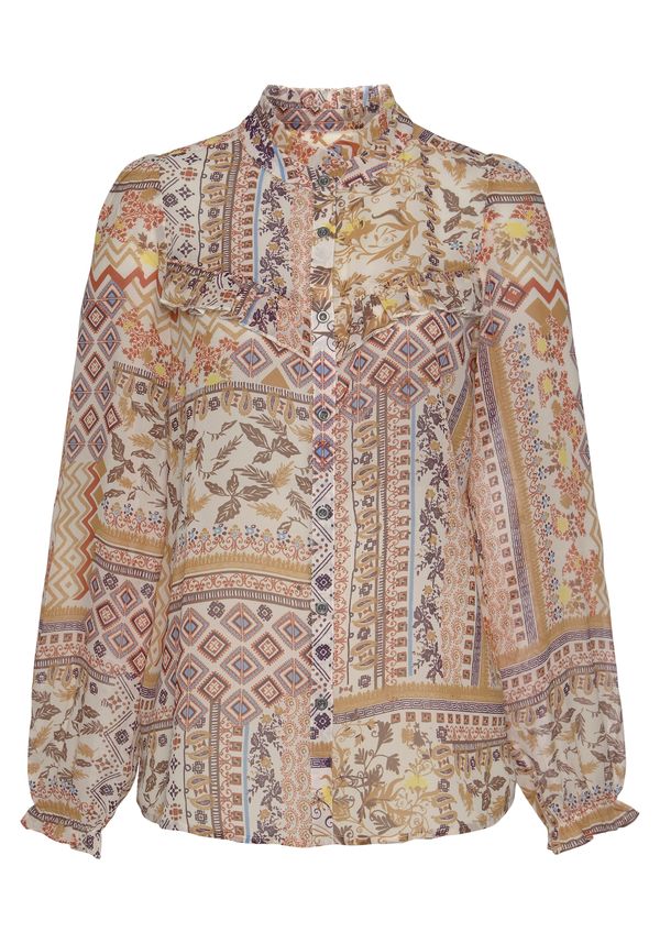 LASCANA LASCANA Блуза  бежово / пъстро