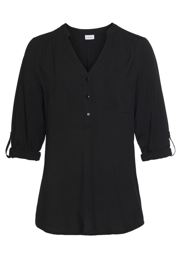 LASCANA LASCANA Блуза  черно