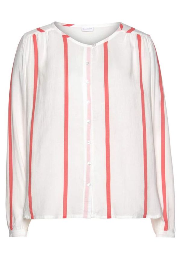 LASCANA LASCANA Блуза  червено / бяло
