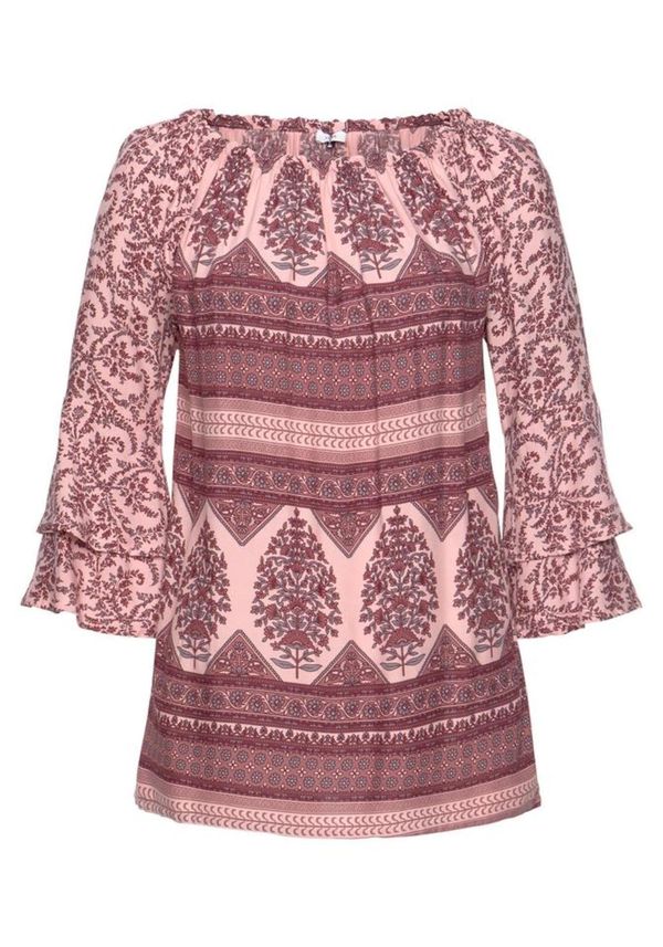 LASCANA LASCANA Блуза  пъстро / пепел от рози