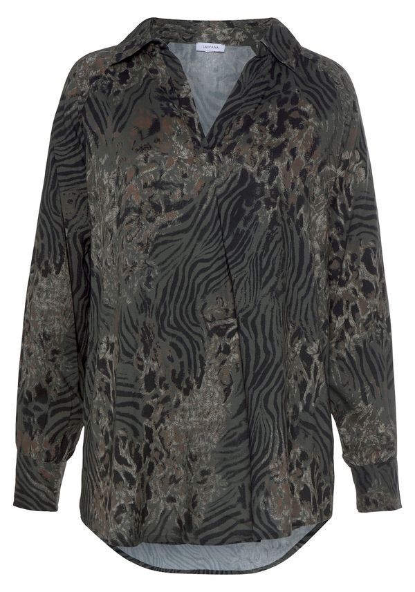 LASCANA LASCANA Блуза  зелено