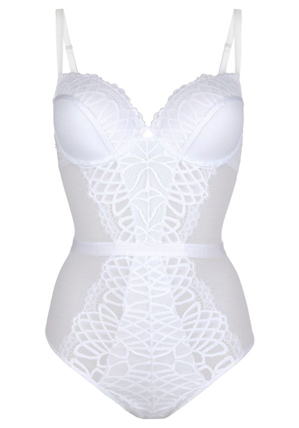 LASCANA LASCANA Боди  бяло