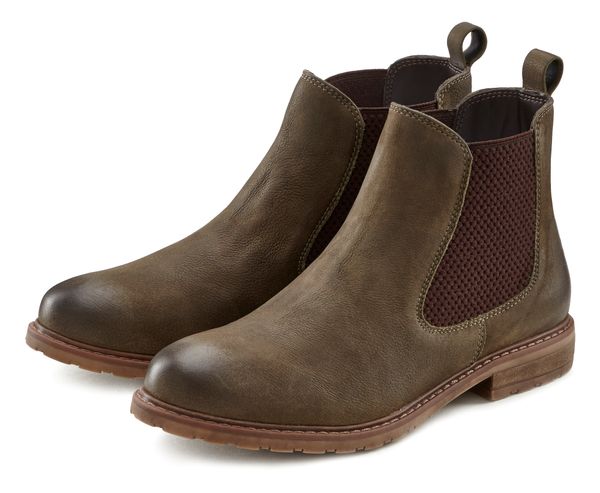 LASCANA LASCANA Боти Chelsea  маслина