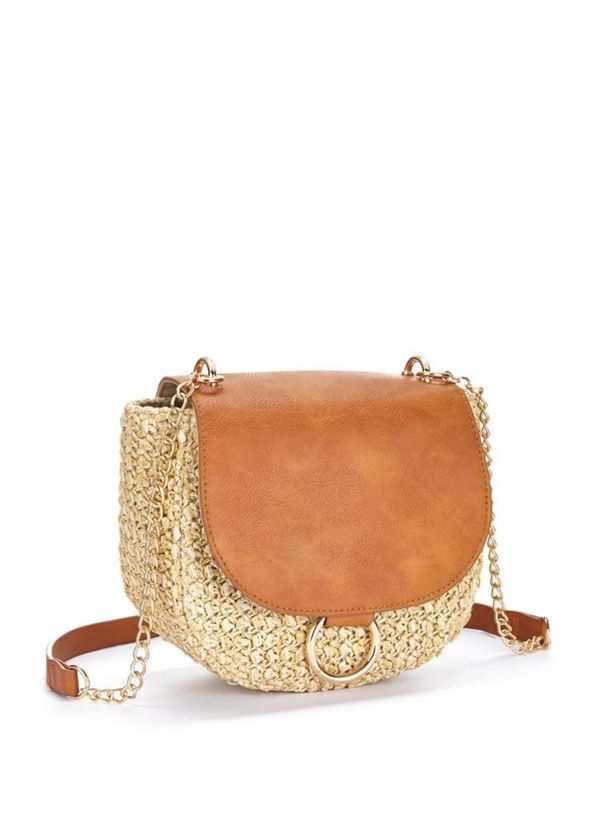 LASCANA LASCANA Чанта с презрамки  цвят "пясък" / коняк
