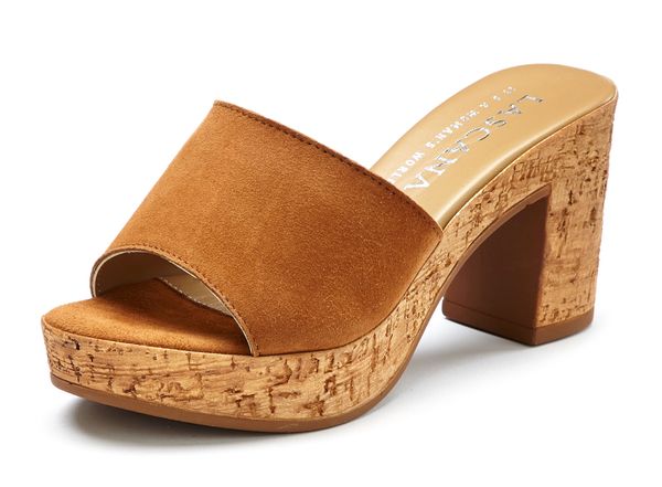 LASCANA LASCANA Чехли  кафяво