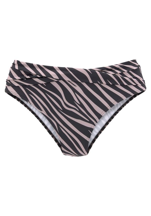 LASCANA LASCANA Долнище на бански тип бикини 'Kaa LAS'  розе / черно