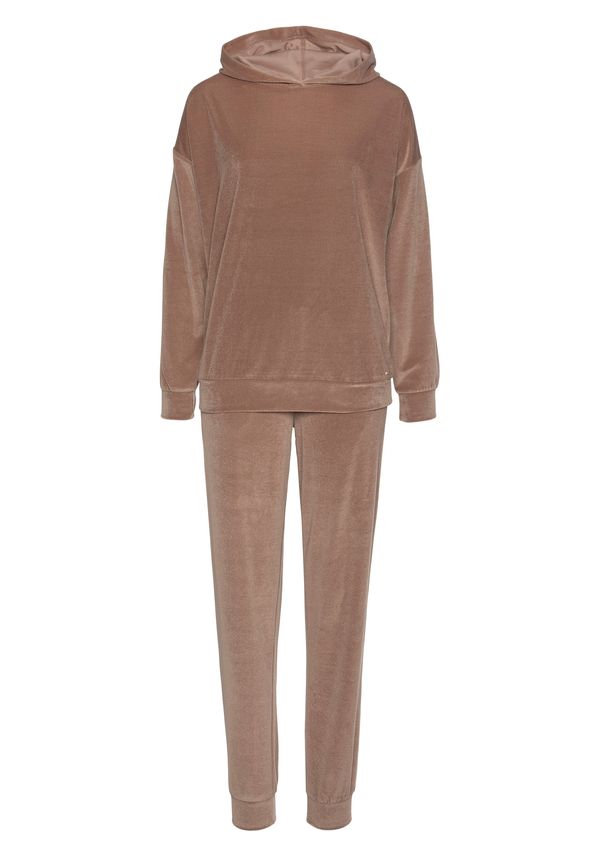 LASCANA LASCANA Домашен анцуг  таупе сиво