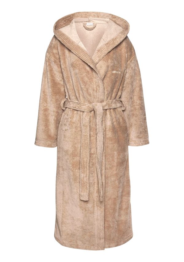 LASCANA LASCANA Дълъг халат за баня  цвят "пясък"