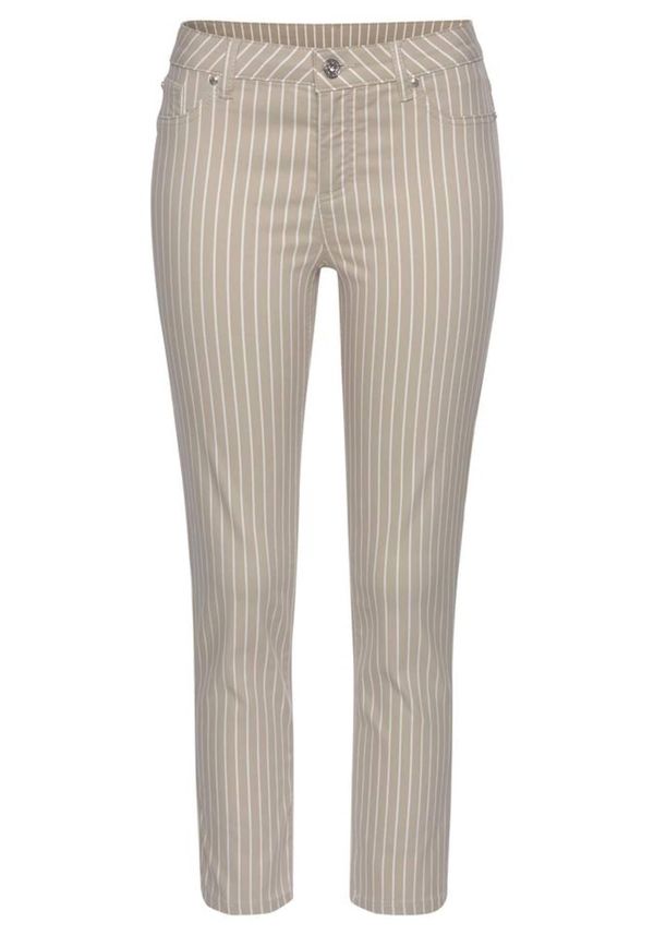 LASCANA LASCANA Джегингс  цвят "пясък" / бяло