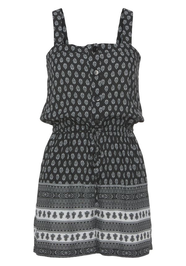 LASCANA LASCANA Гащеризон  черно / бяло