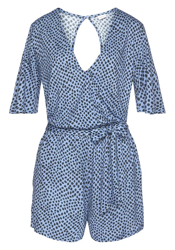 LASCANA LASCANA Гащеризон  синьо / бяло