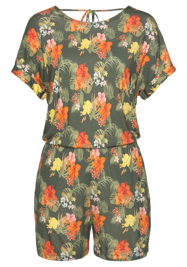 LASCANA LASCANA Гащеризон 'Tahiti'  каки / пъстро