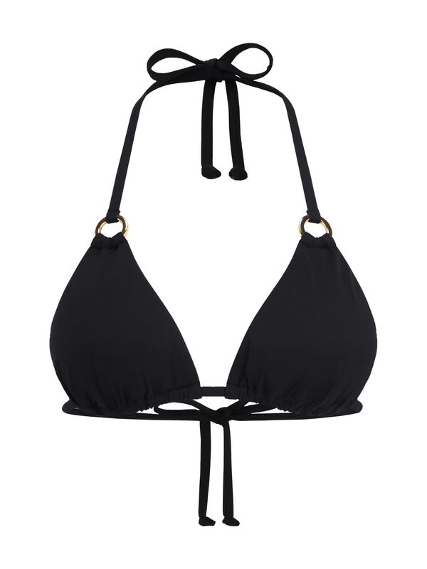 LASCANA LASCANA Горнище на бански  черно