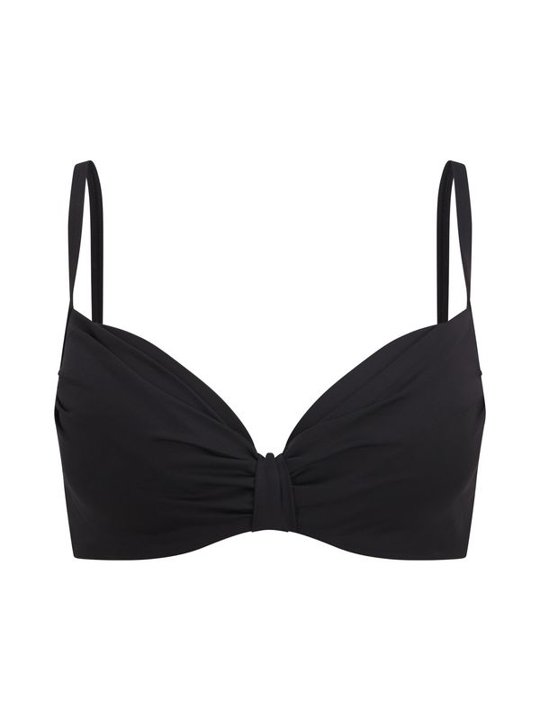 LASCANA LASCANA Горнище на бански  черно