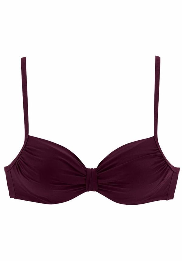 LASCANA LASCANA Горнище на бански 'Kati'  бордо