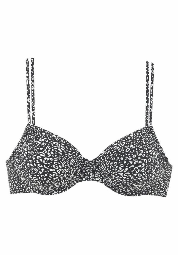 LASCANA LASCANA Горнище на бански 'Leo'  черно