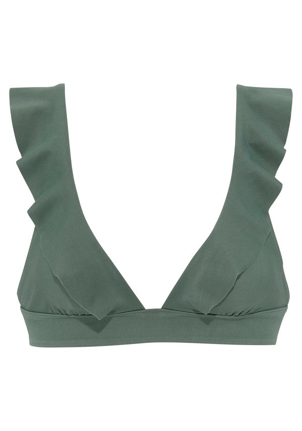 LASCANA LASCANA Горнище на бански  маслина