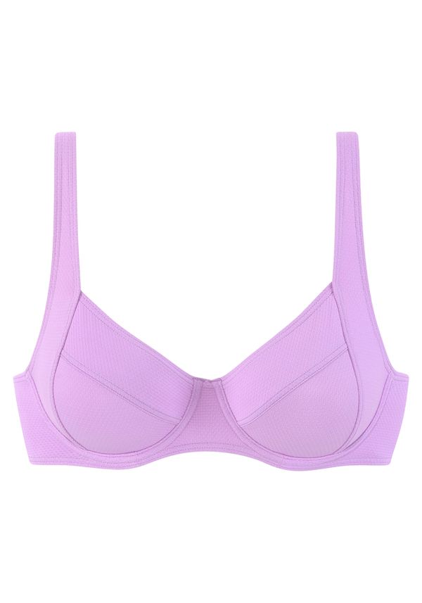 LASCANA LASCANA Горнище на бански  светлолилаво