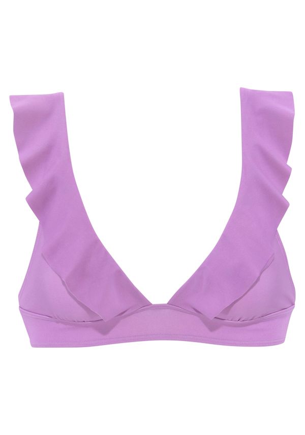 LASCANA LASCANA Горнище на бански  светлолилаво