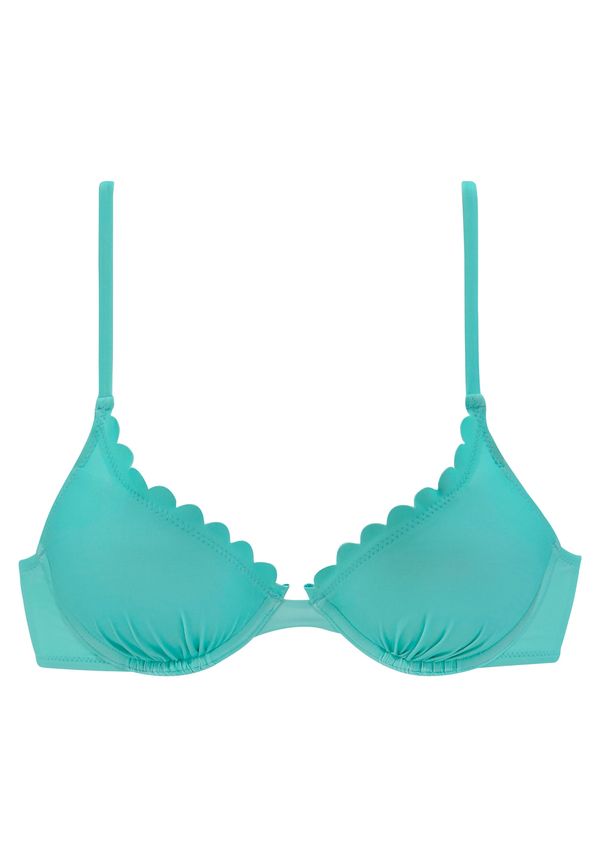 LASCANA LASCANA Горнище на бански  тюркоазен