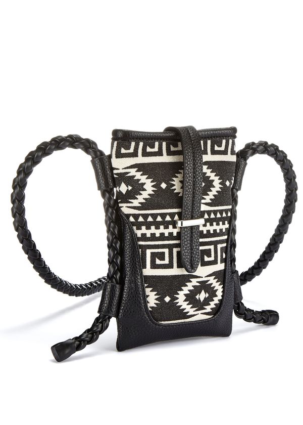 LASCANA LASCANA Калъф за смартфон  черно / бяло