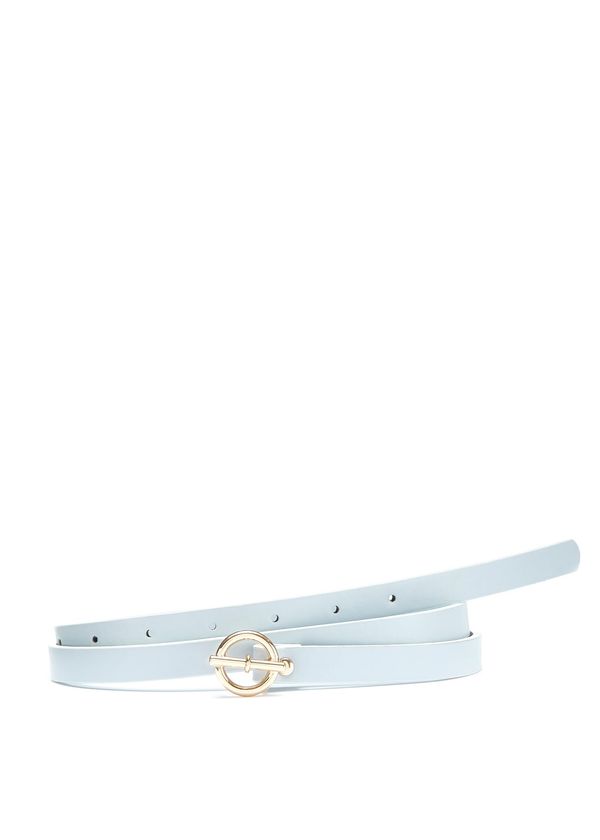 LASCANA LASCANA Колан  светлосиньо / злато