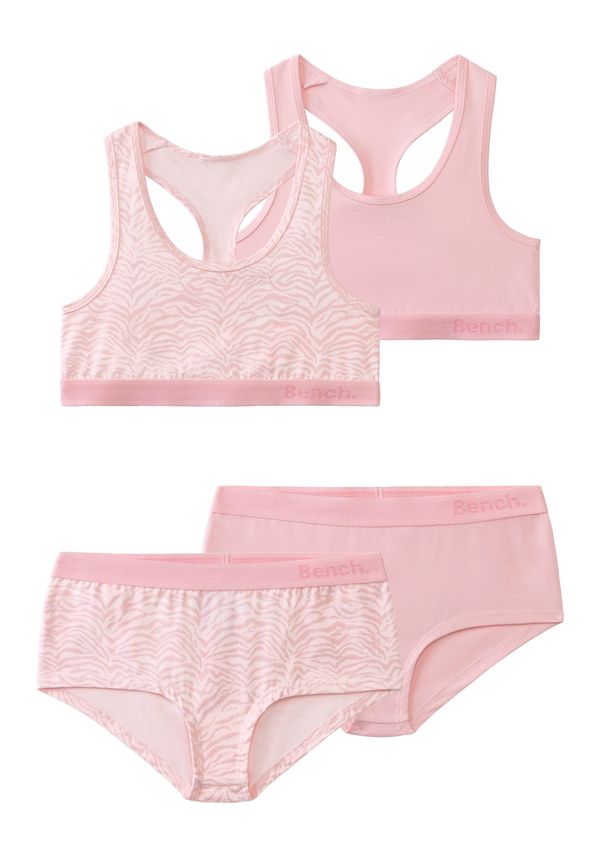 LASCANA LASCANA Комплект бельо ' Zebra'  розово / бледорозово